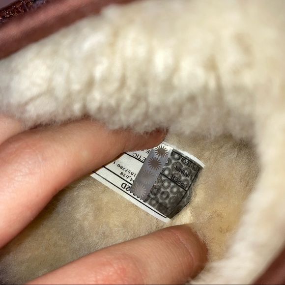 Rare Limited Edition Ugg Reversible Sequin Silver Leopard Cheetah Boots NWOT - Picture 8 of 10